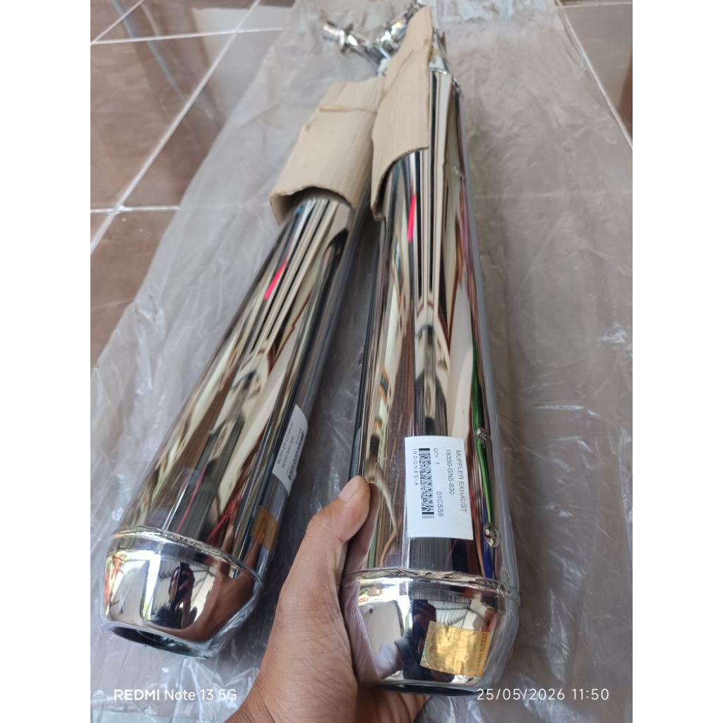 18350-GN5-830 muffler knalpot honda Astrea grend original AHM