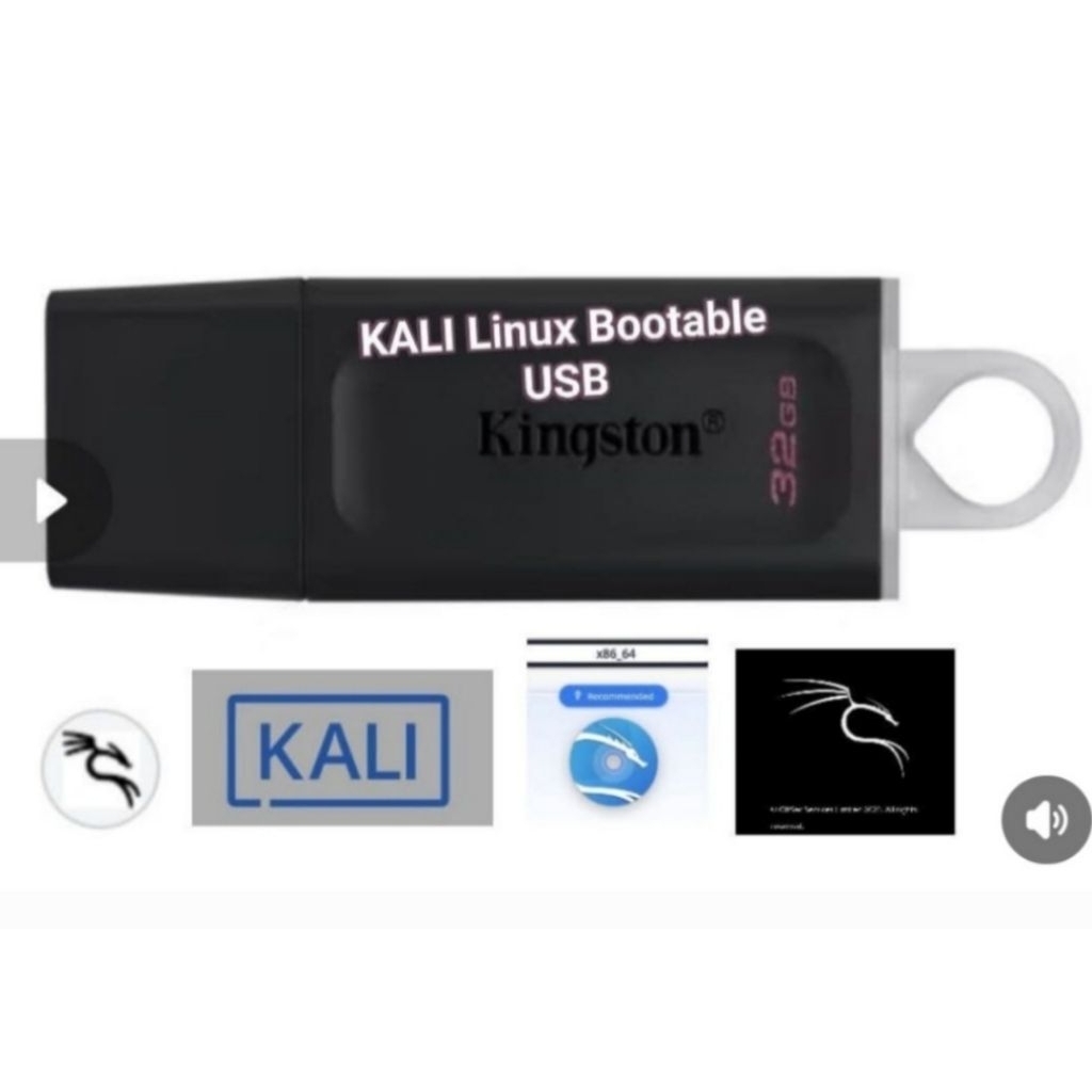 Kingston Kali Linux Bootable USB (Kingston 32 GB)