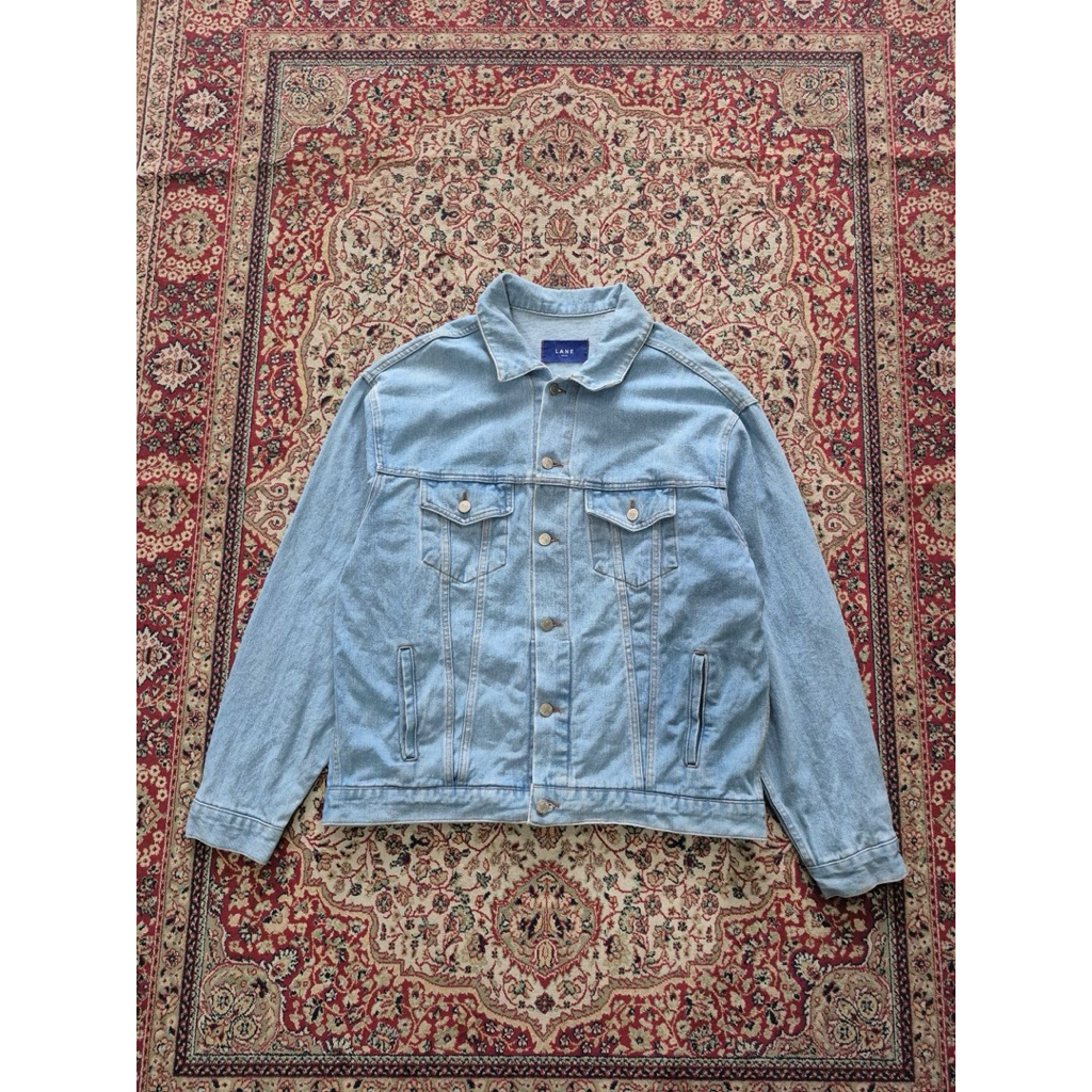 Lane oversized trucker jeans jacket Vintage trucker denim i443
