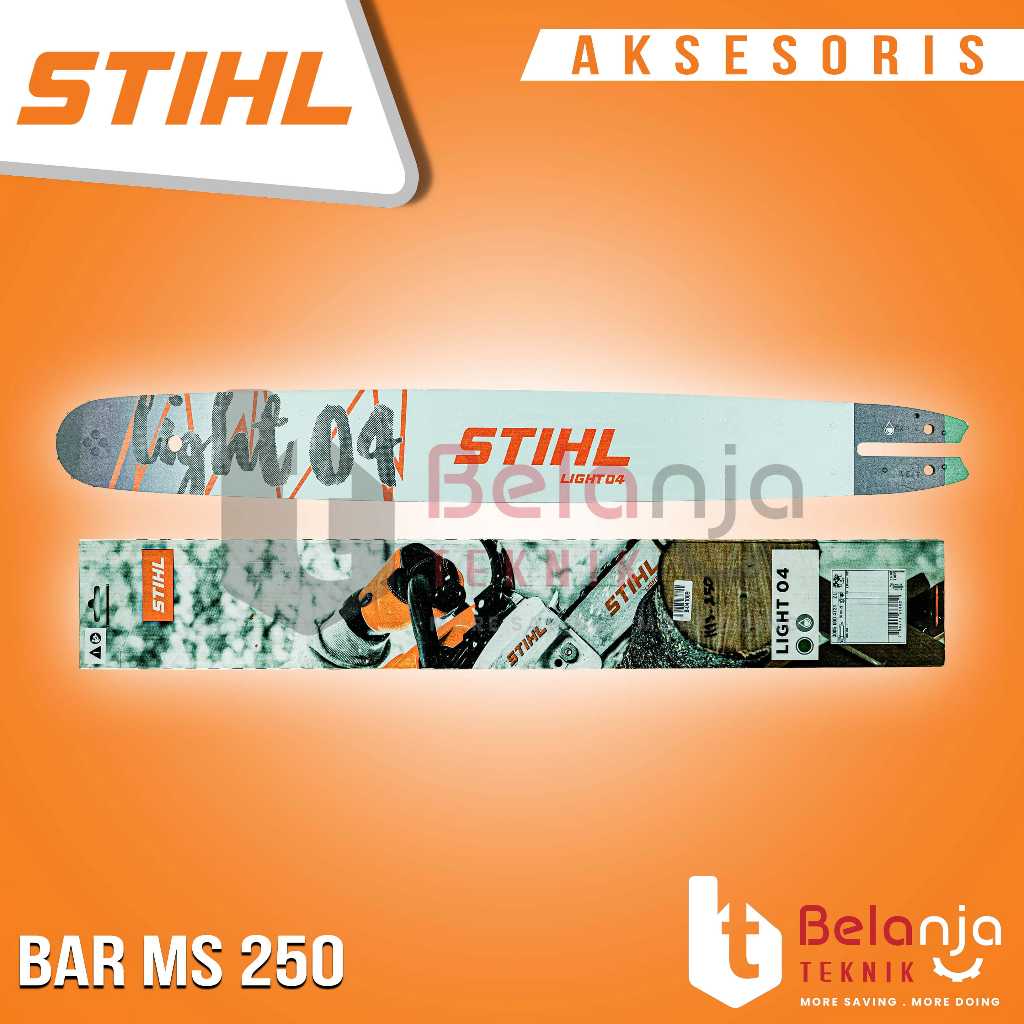 STIHL Guide Bar MS 250 MS250 20 Inch Bar Mesin Gergaji Potong Kayu Chainsaw 20" In