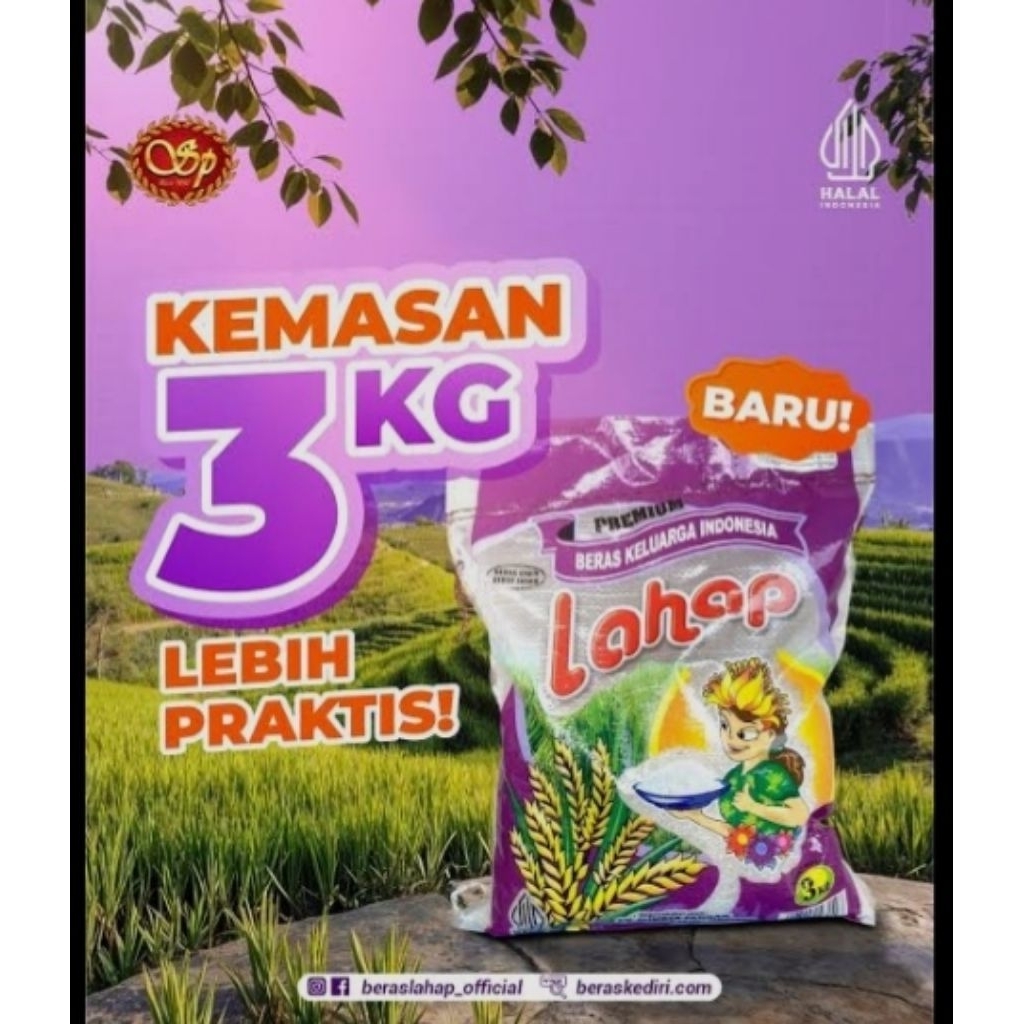 Beras Lahap Wanita 3 kg