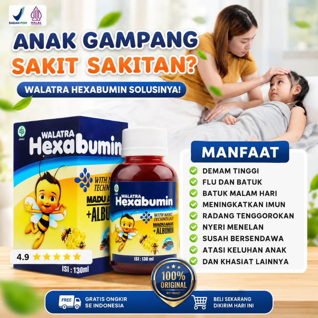 Obat Anak Gampang Sakit Sakitan Vitamin Daya Tahan Tubuh Anak Imun Lemah Sering Demam Batuk Pilek Fl