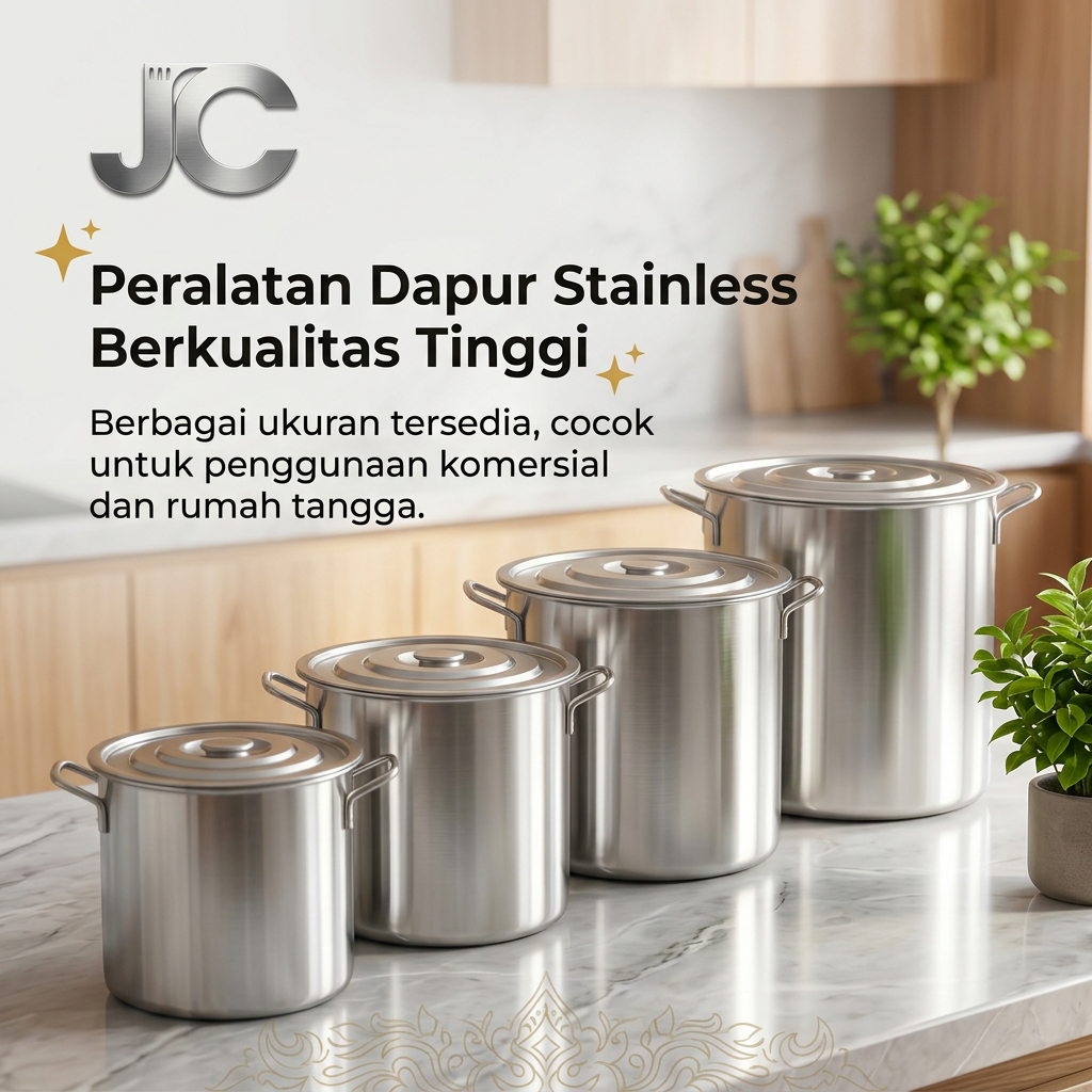 [COD] Panci Stainless Steel SUS316 Food Grade Panci Sup Besar Tutup Panci Rebus Air Multifungsi Untu