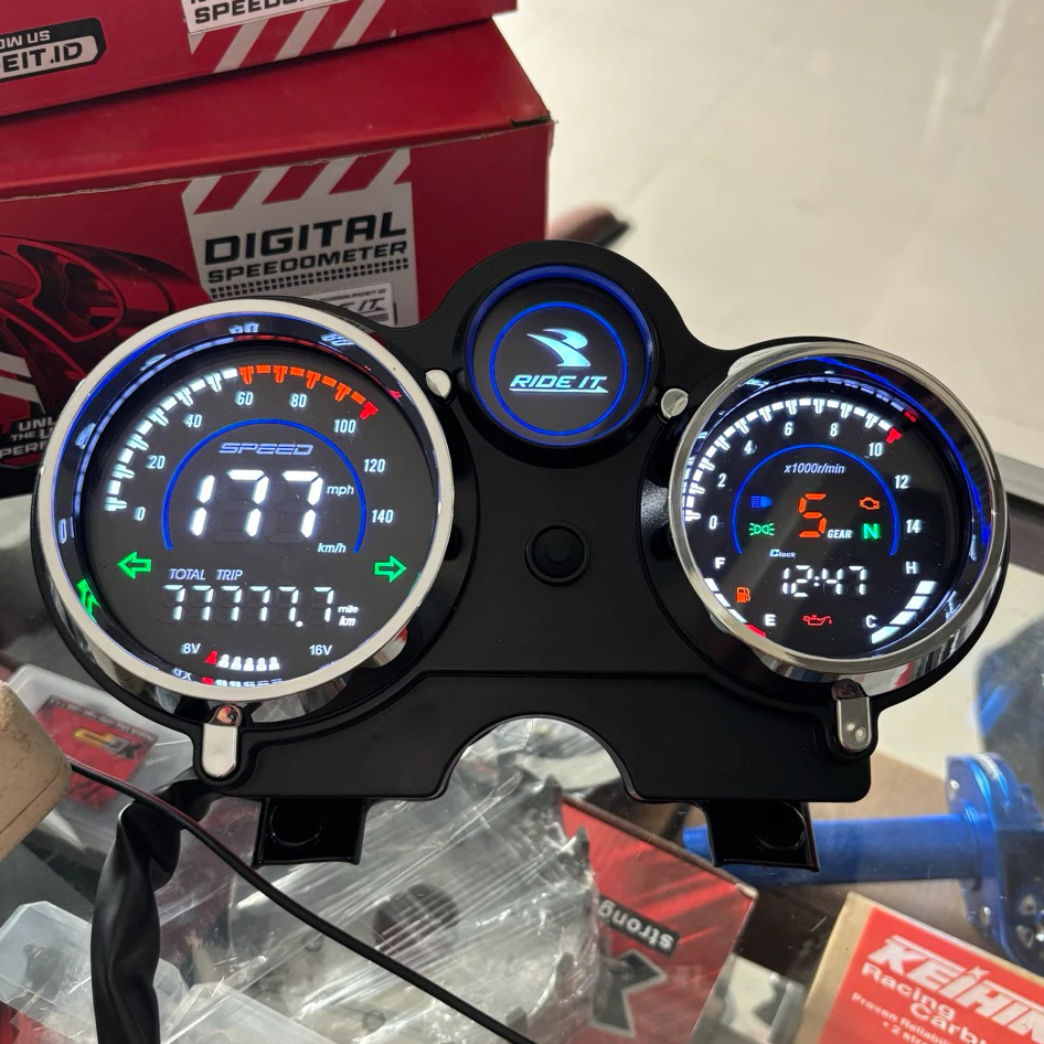 Spidometer Ninja Ss GEN 2 DIGITAL Ninja R Speedometer Ninja Ss Ninja R  RIDE IT