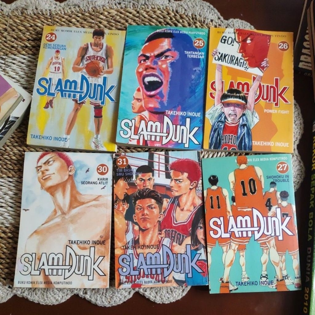 Komik Slam Dunk - Takehiko Inoue Original Preloved Mulus