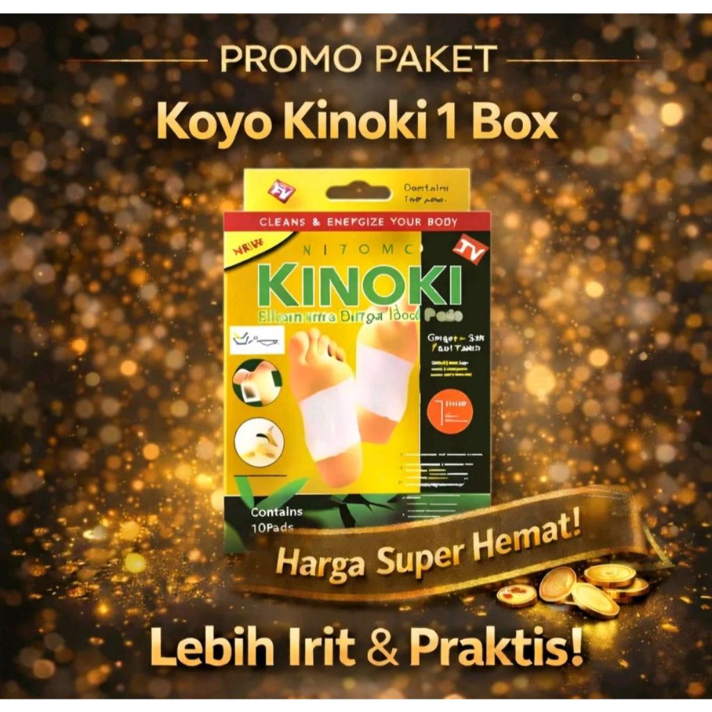 KINOKI GOLD DETOX KOYO KAKI ASLI HERBAL ORIGINAL