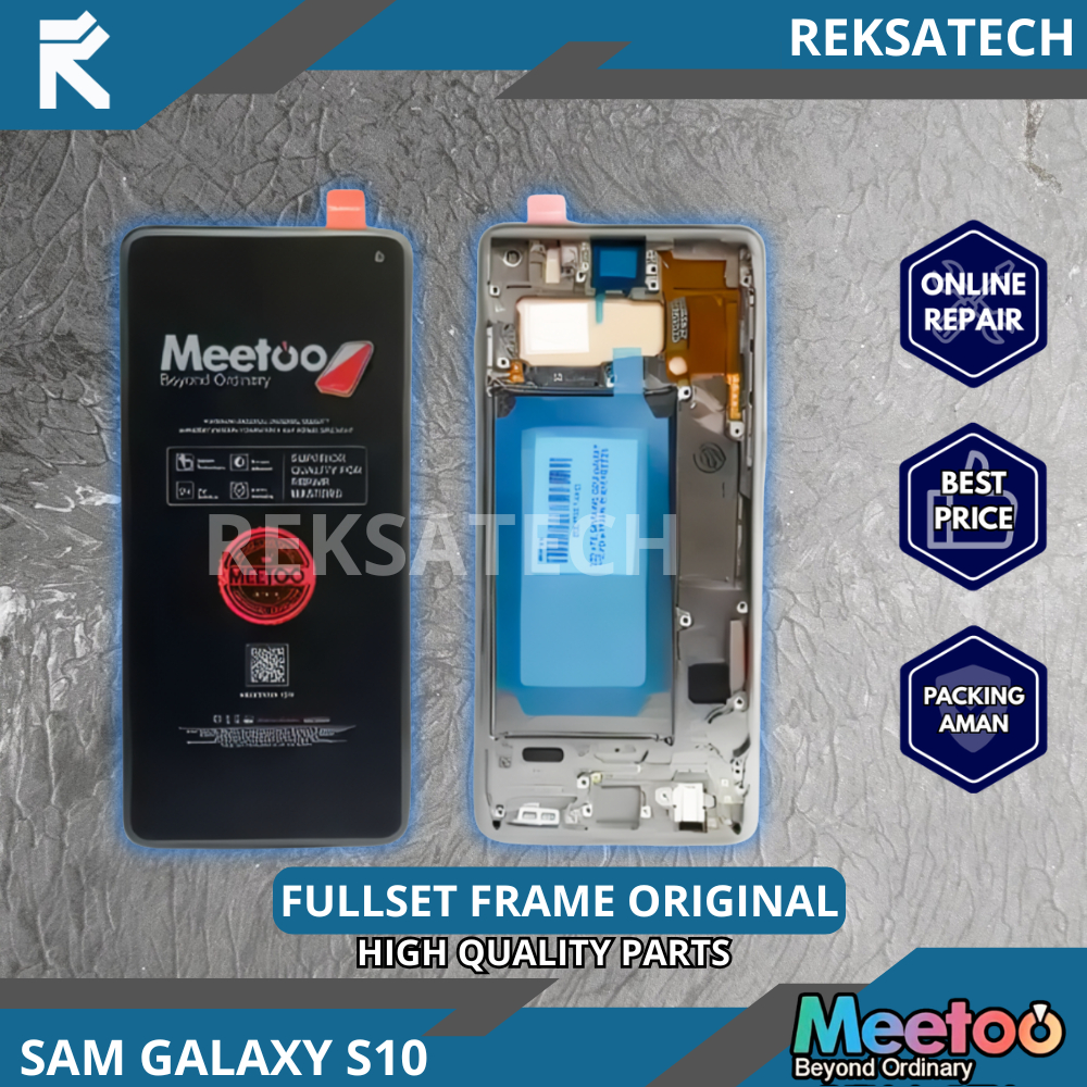 LCD Samsung Galaxy S10 4G Big Glass IPS Fullset Frame G973F/G973U/G973W/G973U1/G9730/G973N