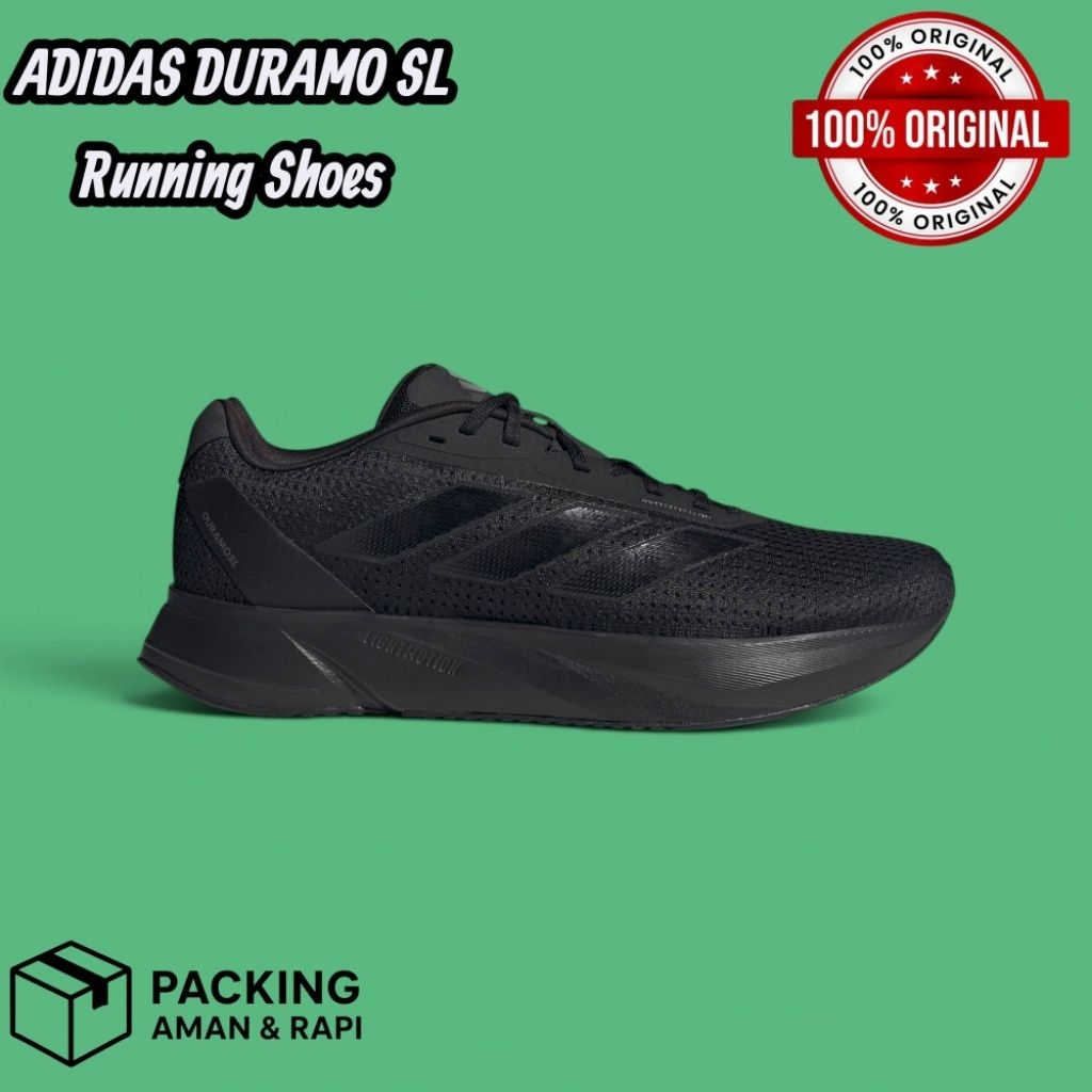 Adidas Duramo SL Full Black Running Shoes Men