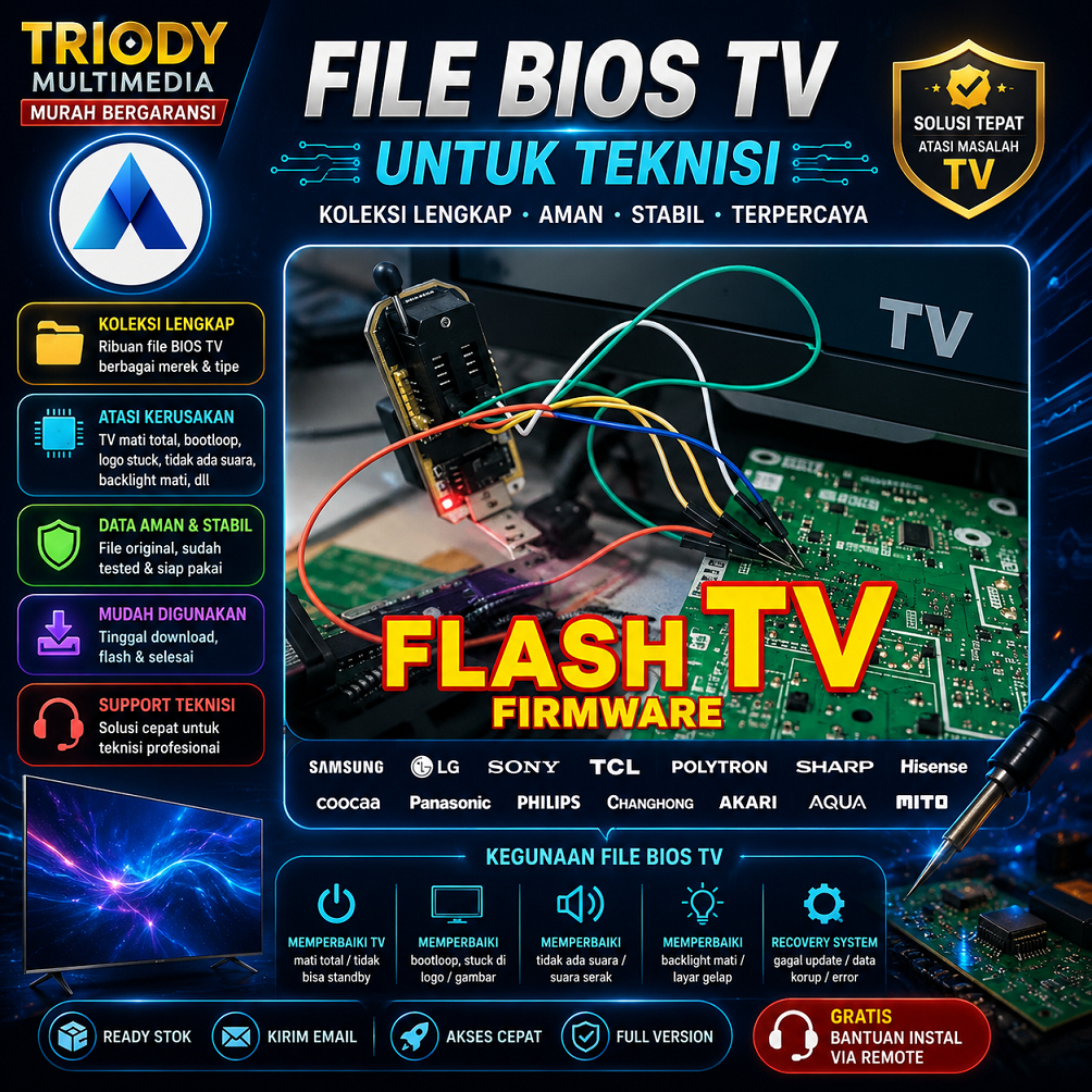 FIRMWARE TV FILE BIOS TV PREMIUM KUMPULAN FIRMWARE UNTUK TEKNISI