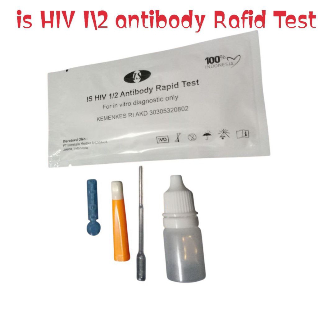 HIV Test kit 1/2  Mandiri satuan lengkap