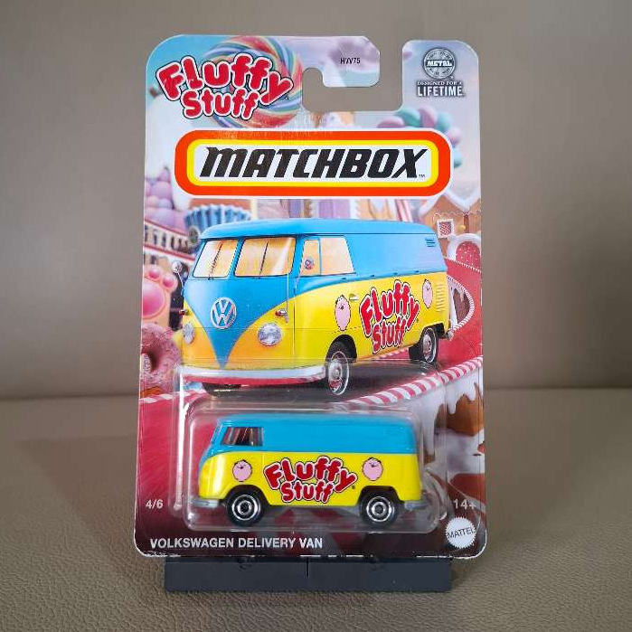 Matchbox Volkswagen VW Delivery Van Candy Fluffy Stuff