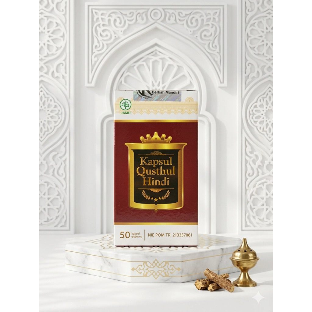 Kapsul Qusthul Hindi | 50 Capsul Premium