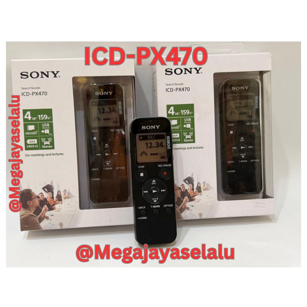 Voice Recorder Sony ICD-PX470