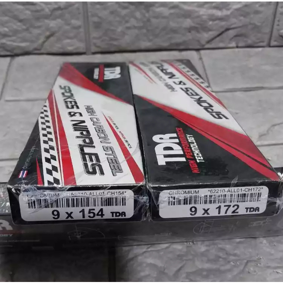 JARI-JARI/RUJI TDR croum anti karat ring 17 ukuran 172-159 untuk motor Shogun 110/125,Smash