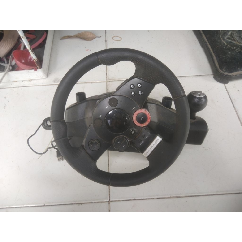 Game Steering Wheel Logitech Second Normal