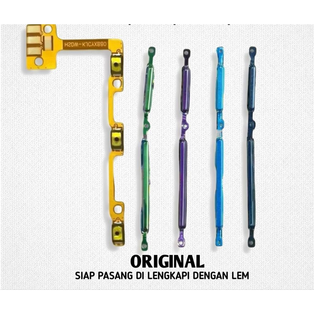 Tombol on-of/ volume Infinix 10 play / (satu set)