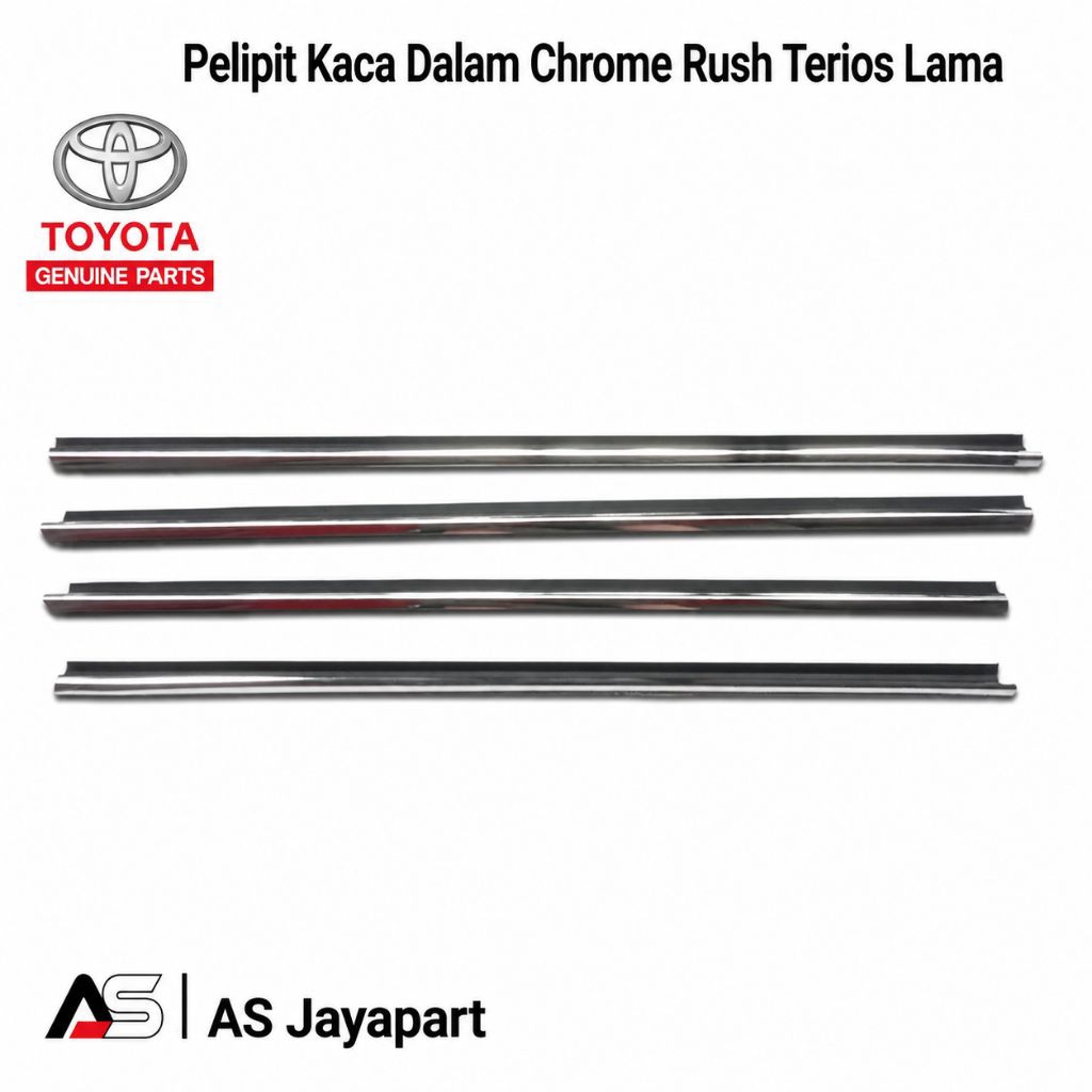 Pelipit Kaca Dalam Chrome Rush Terios Lama