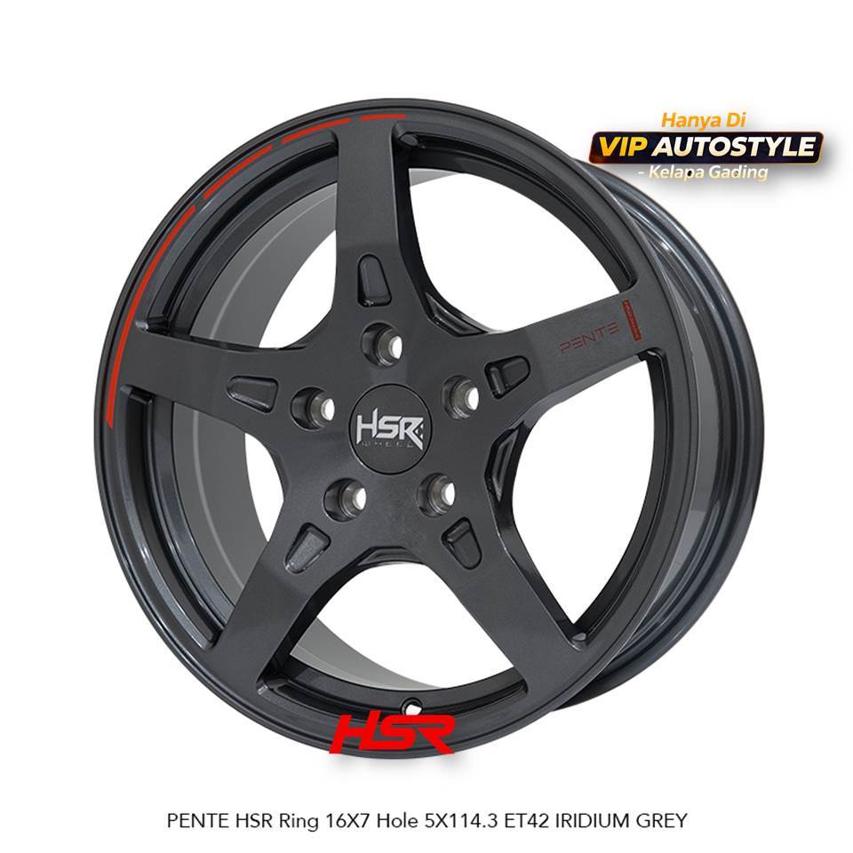 VELG MOBIL RACING R16 RUSH, TERIOS, XTRAIL, STARGAZER | HSR PENTE RING 15 | TOKO VELG CEMPAKA PUTIH
