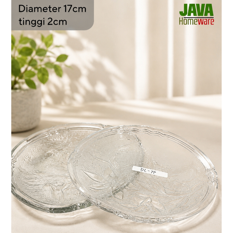 PIRING SAJI KACA (12bj ) | PIRING KUE | PIRING KACA SAJI KUE | PIRING CEPER JUMBO | PIRING AESTHETIC