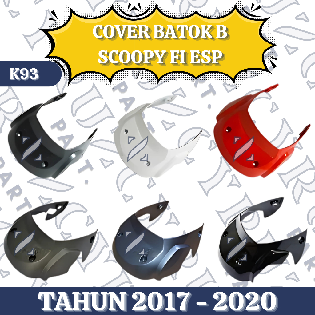 Batok B Cover Batok Bawah Speedometer Scoopy FI ESP Donat K93 Tahun 2017 2018 2019 2020