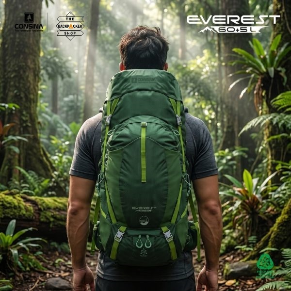 Consina Everest New Upgrade GEN 3 Tas Ransel Gunung 60+5L carrier 60 liter