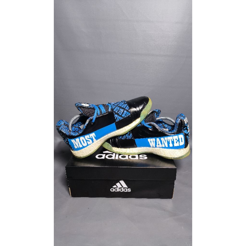 Sepatu basket casual sneakers Adidas Harden 3 "Most Wanted" Rare second bekas