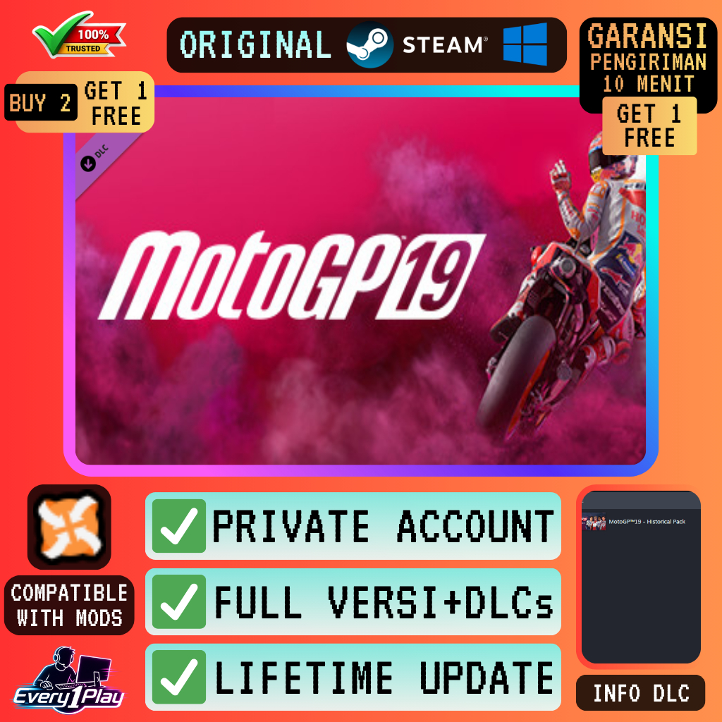 MotoGP 19 Game Steam - Games PC Laptop Windows
