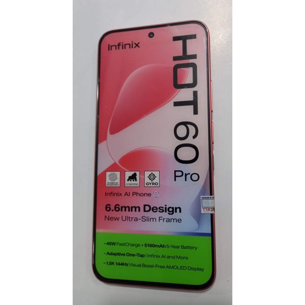 HP. Infinix Hot 60 Pro (Replika)