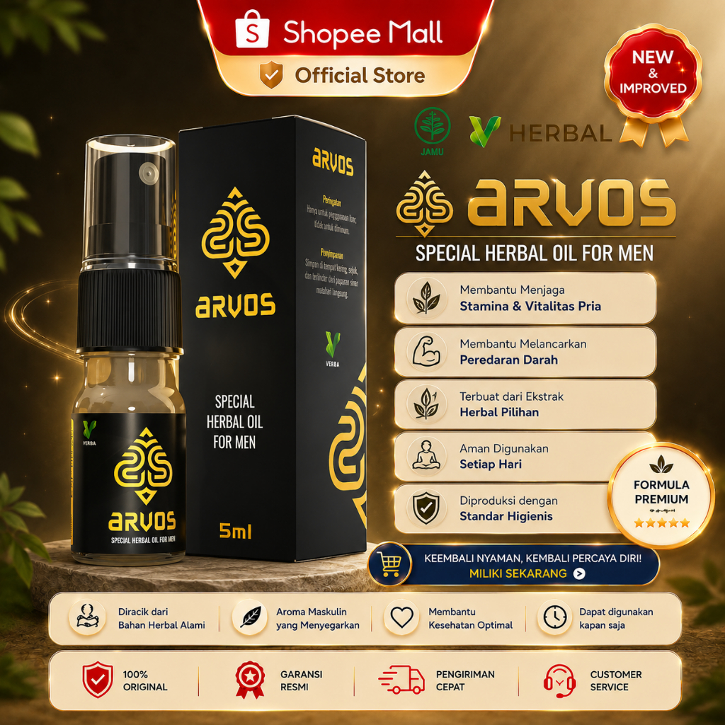 Arvos Luxury Spray Wangi Tahan Lama Fresh Spray 5ml