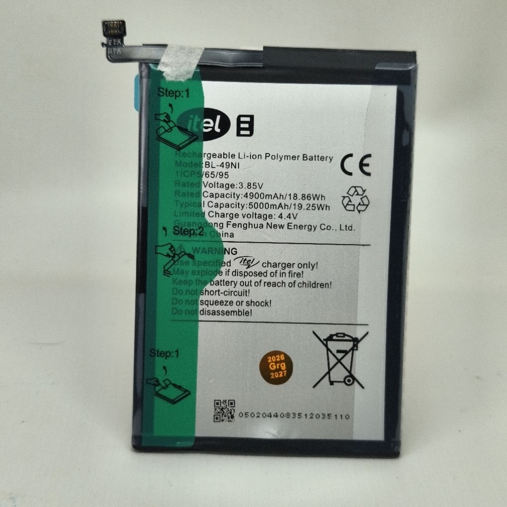 BATTERY BATRE BATERAI ITEL S23 A60 A70 A60S BL-49NI