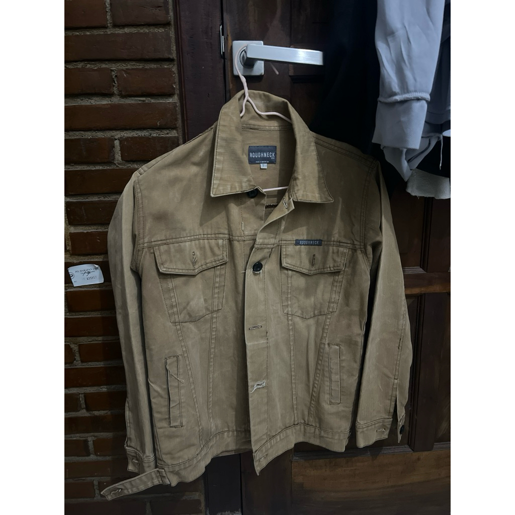 jaket denim roughneck