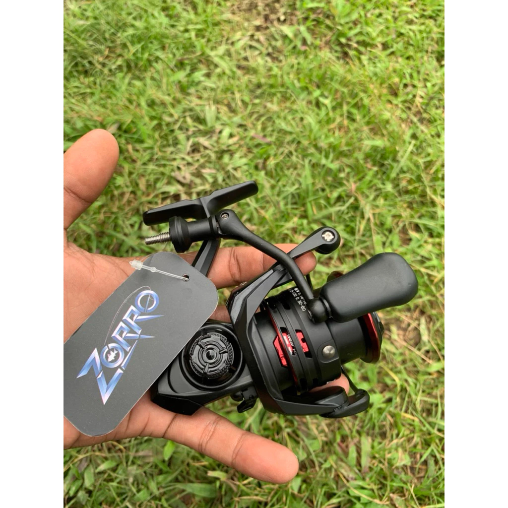 Reel Pancing Spinning Zorro vibra X POWER HANDLE 1000 2000 3000 Shallow Spool