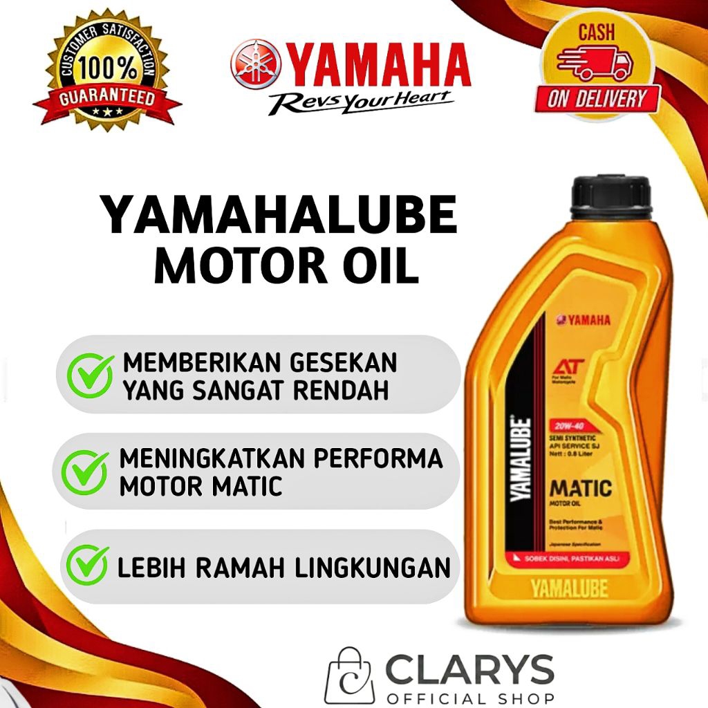 Oli Yamalube Matic 0.8 Oli Motor Yamalube Matic Oli Mesin Motor Yamaha Matic