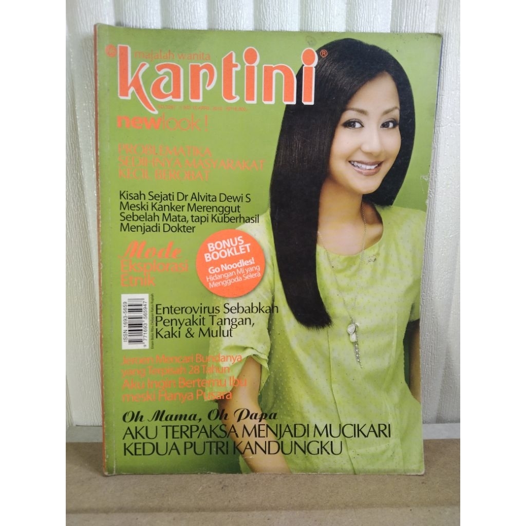 Majalah KARTINI Cover AMARA edisi April 2010 no.2267