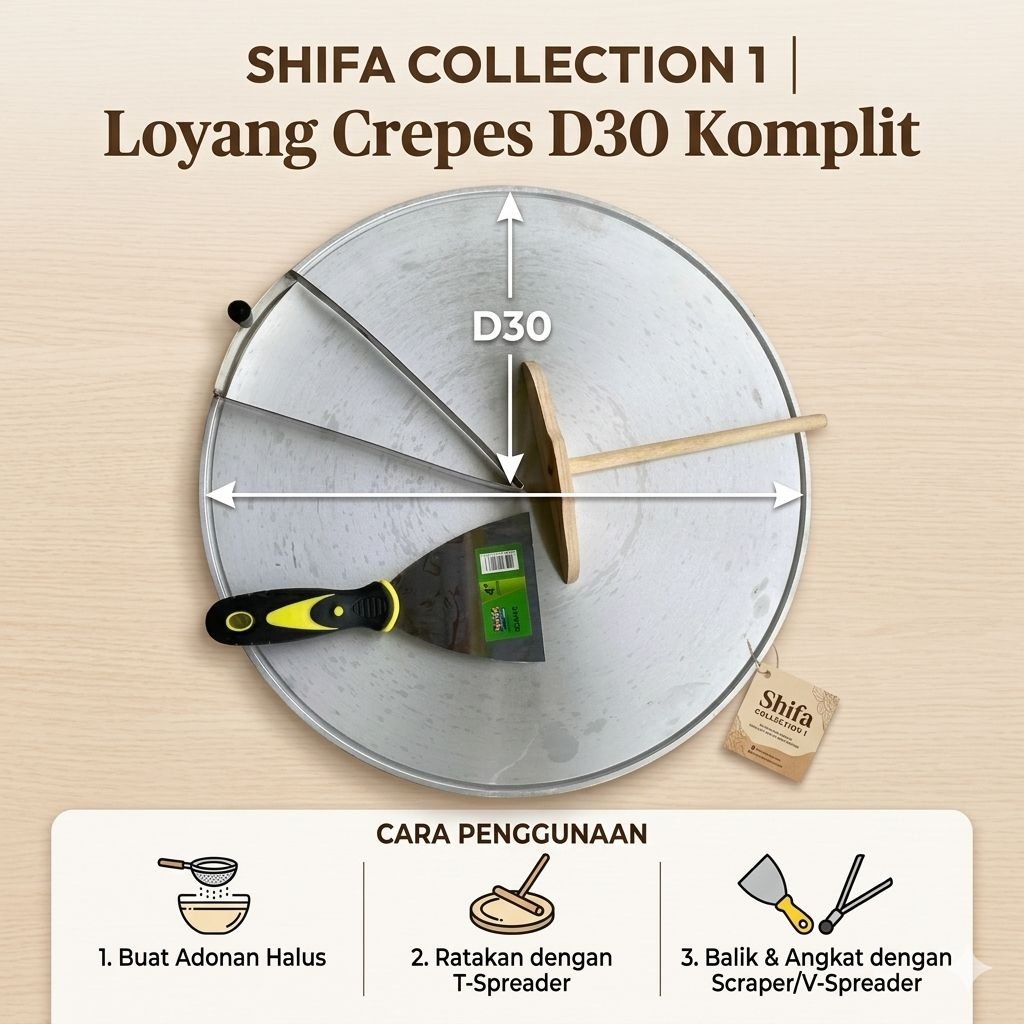 loyang crepes D30