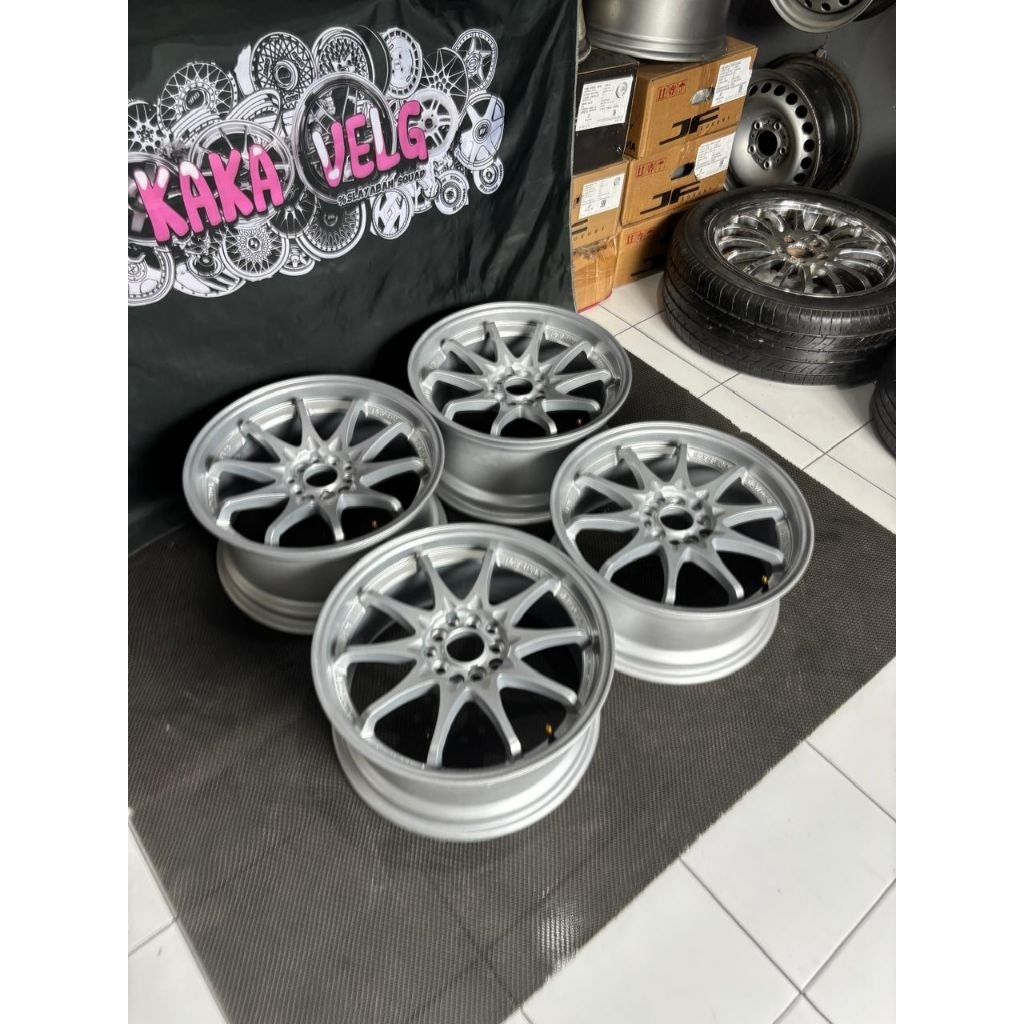 velg rays ce28 r17 x7.5/8.5 et45/38 pcd 5x100 / 5x114.3