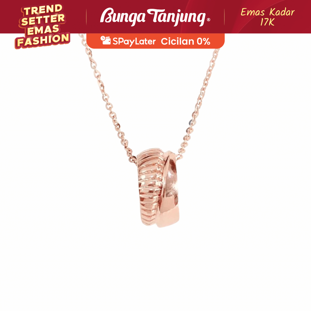 KALUNG NAI RING - EMAS 17K - BUNGA TANJUNG GOLD