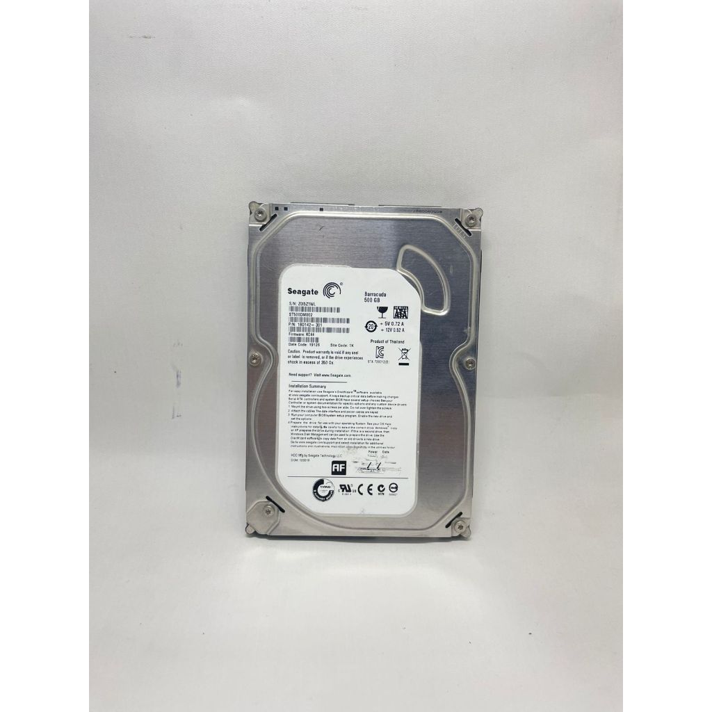 55. HARDISK / HDD INTERNAL PC SEAGATE 500GB ORIGINAL SECOND SENTINEL 64% NORMAL TESTED