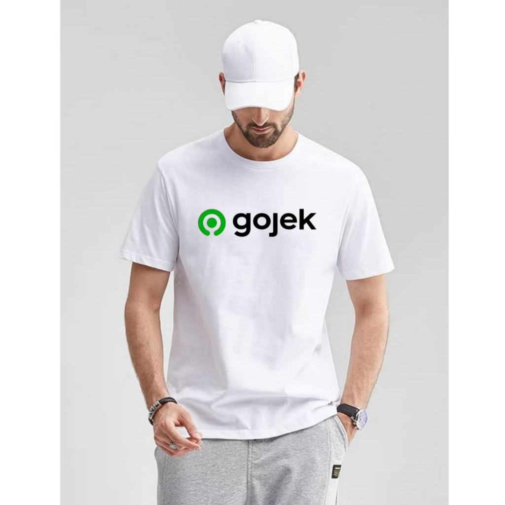 Kaos OJOL Gojek Terbaru, Atasan katun Kaos Gojek premium 30s Unisex