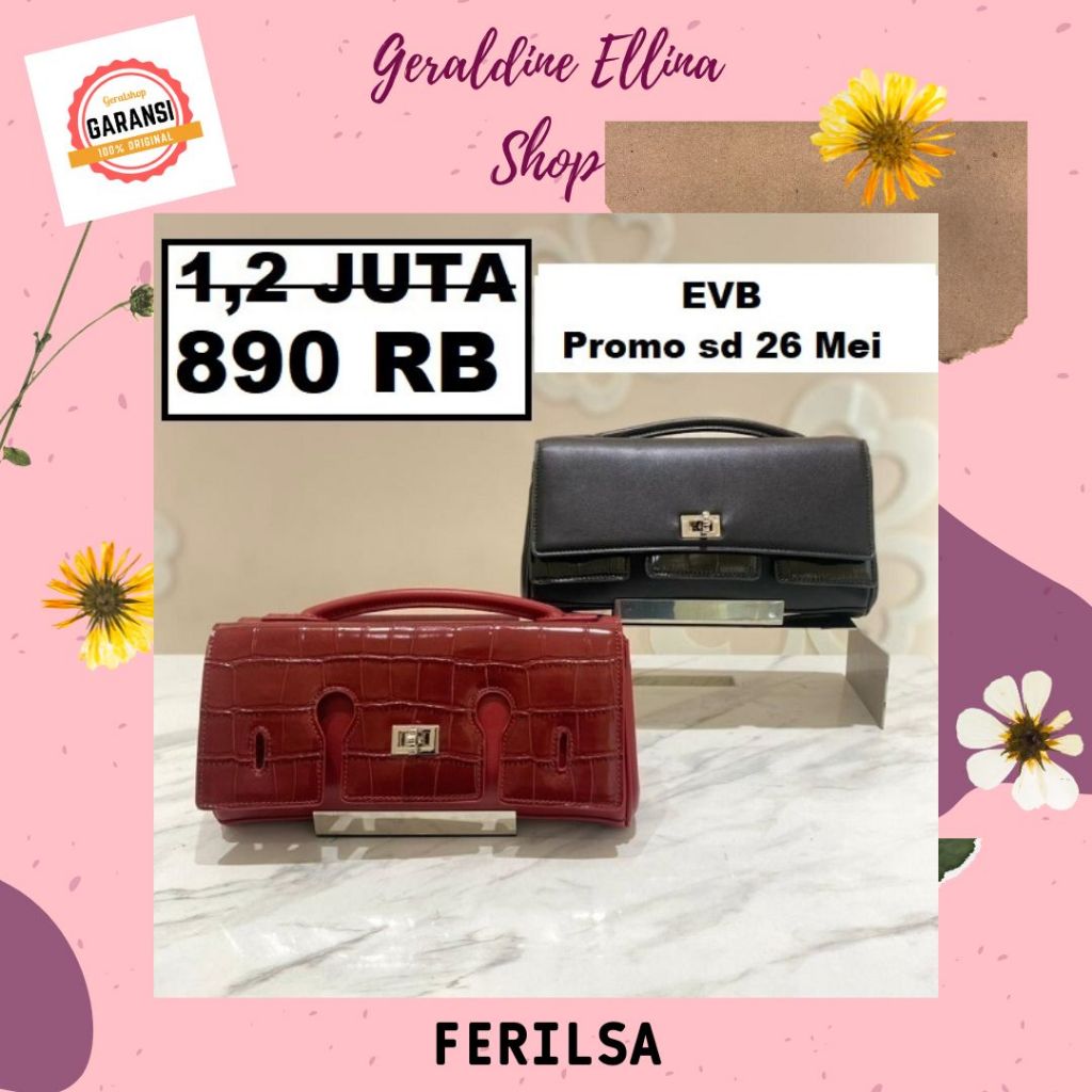 Tas Evb satchel bag wanita original sale seri FERILSA