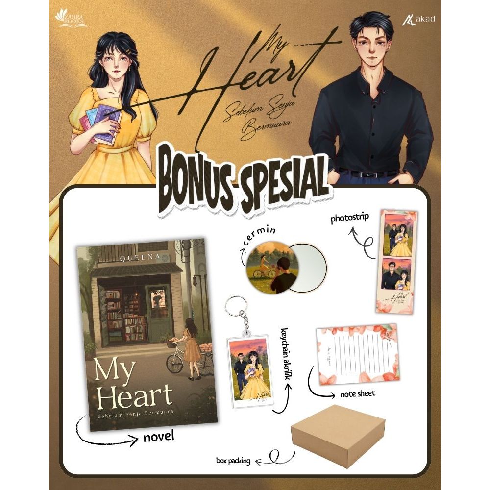 Novel My Heart: Sebelum Senja Bermuara By Queena