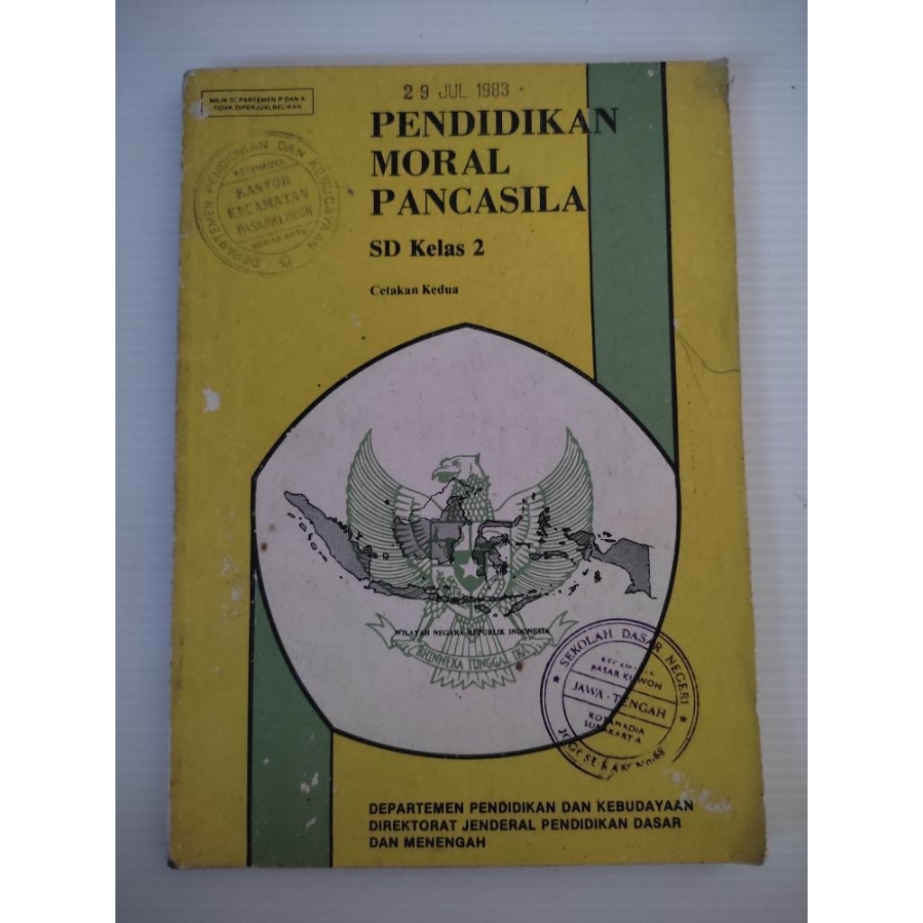Buku Pelajaran Lawas: PMP Kelas 2 SD