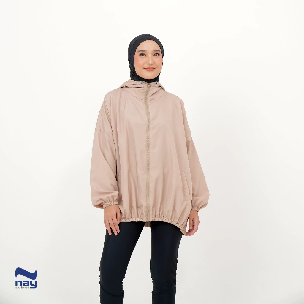 Nay Sportswear - Jaket Olahraga Parasut Jaket Wanita Style Kekinian - Heera
