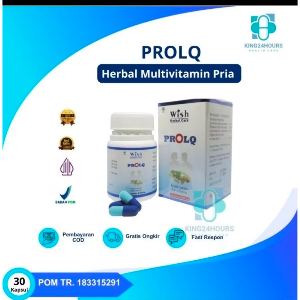 Wish Paket ProLQ Kapsul Protama Dr Boyke BPOM HALAL