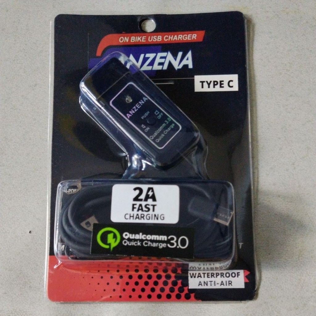 USB charger motor Anzena waterproof