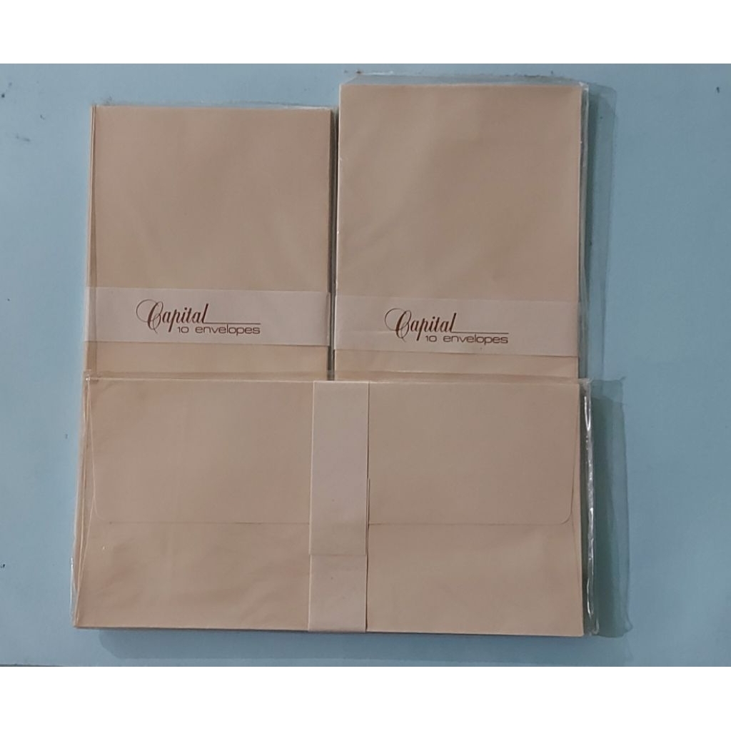 Amplop Polos Warna Cream Capital