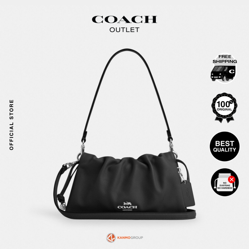 Coach Faye Shoulder Bag With Ruching - Tas Bahu Wanita