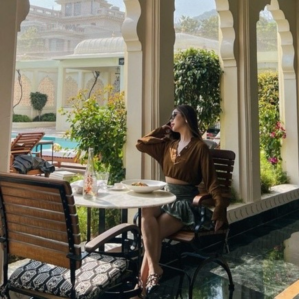 NEW With Love The Brand X Stella Lee Brown Hazel Long Sleeve Crop Shirt Top Blouse Fashion Wanita