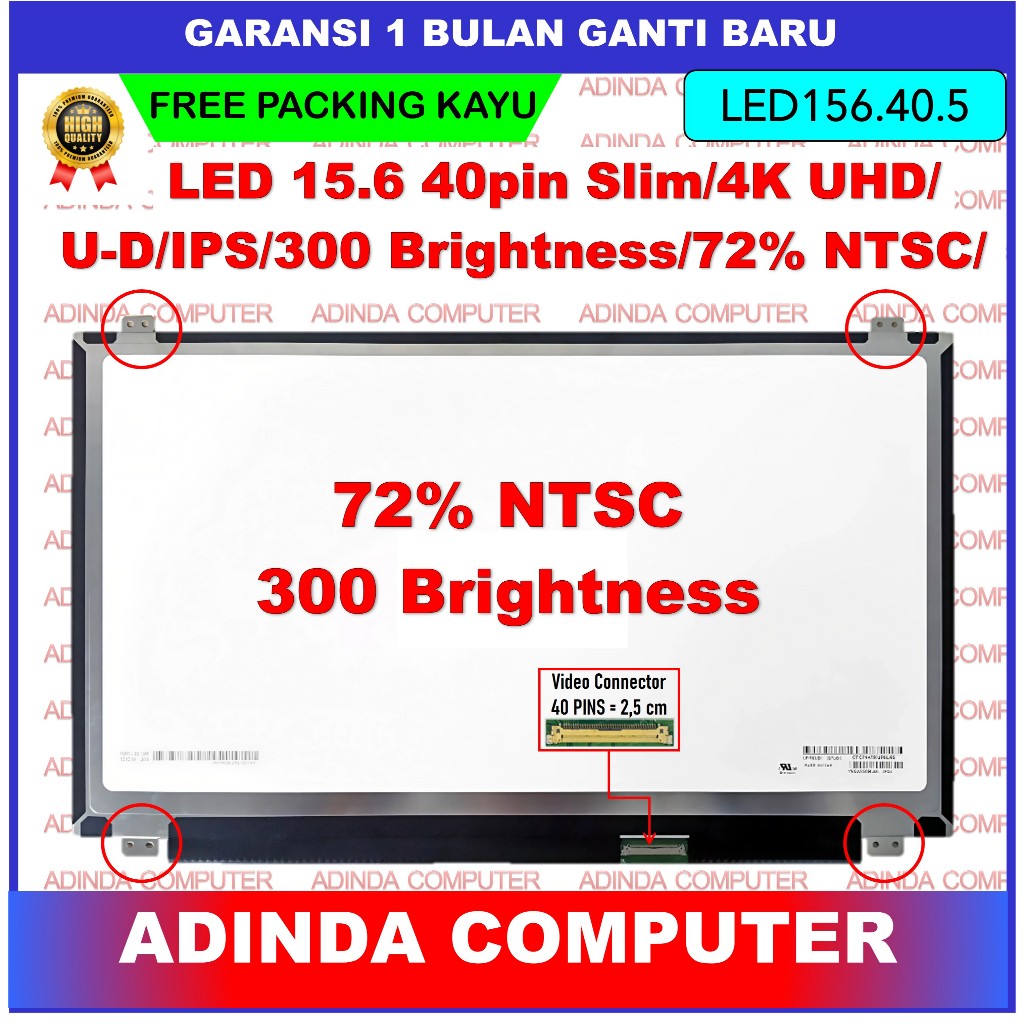 LED LCD LAPTOP ASUS VIVOBOOK PRO N580VD N580GD 15.6 INCH UHD 4K