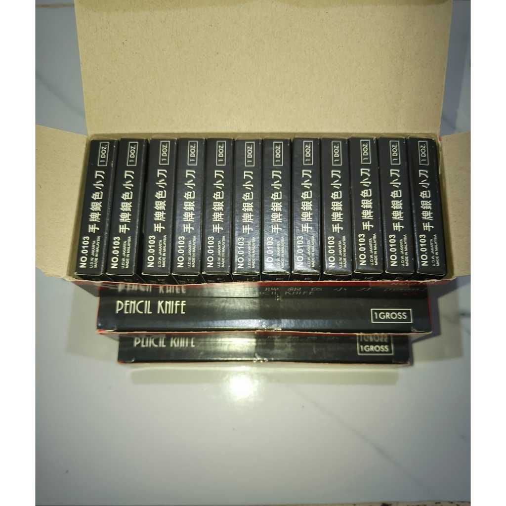 silet / SDI pisau lipat / pencil knives / cutter / pisau lipat / pemes SDI 0103 / ( 1gross )